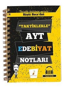 Rüştü Hoca'dan Taktiklerle AYT Edebiyat Notları - Rüştü Bayındır