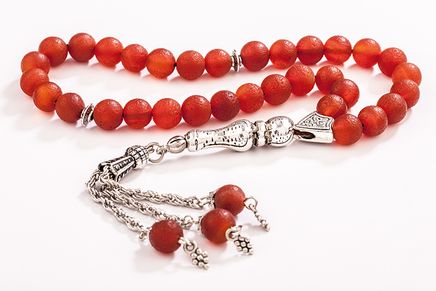 Doğaltaş Akik - Kahverengi Kumlu Mat (DT07)