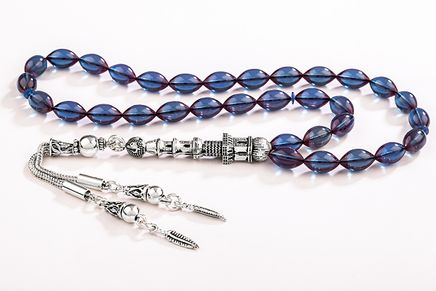 Sıkma Kehribar - Bordo Mavi (SK09)