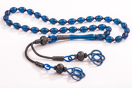 Sıkma Kehribar - Bordo Mavi (SK11)