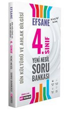 4.Sınıf Din Kültürü ve Ahlak Bilgisi Efsane Yeni Nesil Soru Bankası - Kolektif