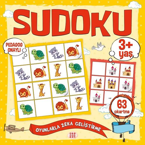 Çocuklar İçin Sudoku-Çıkartmalı (3+ Yaş)