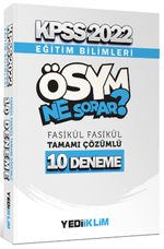 2022 KPSS Eğitim Bilimleri Ösym Ne Sorar Tamamı Çözümlü 10 Fasikül Deneme 