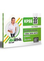 2022 KPSS Eğitim Bilimleri Rehberlik ve Özel Eğitim Video Ders Notları