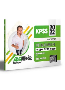 2022 KPSS Eğitim Bilimleri Rehberlik ve Özel Eğitim Video Ders Notları
