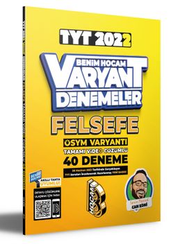 2022 TYT Felsefe Tamamı Video Çözümlü 40 Deneme Sınavı