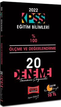 2022 KPSS Eğitim Bilimleri Ölçme Ve Değerlendirme Tamamı Çözümlü 20 Deneme