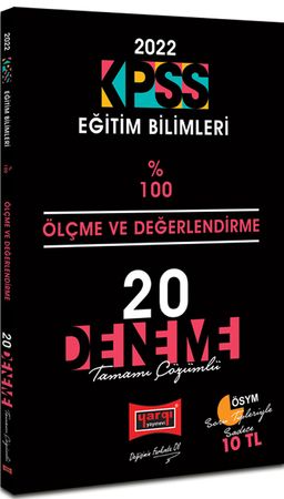 2022 KPSS Eğitim Bilimleri Ölçme Ve Değerlendirme Tamamı Çözümlü 20 Deneme