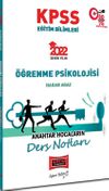 2022 KPSS Eğitim Bilimleri &Ouml;ğrenme Psikolojisi Anahtar Hocaların Ders Notları