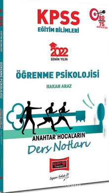2022 KPSS Eğitim Bilimleri Öğrenme Psikolojisi Anahtar Hocaların Ders Notları - Hakan Araz