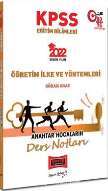 2022 KPSS Eğitim Bilimleri Ölçme ve Değerlendirme Anahtar Hocaların Ders Notları - Gökhan Araz