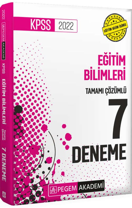 2022 KPSS Eğitim Bilimleri Tamamı Çözümlü 7 Deneme