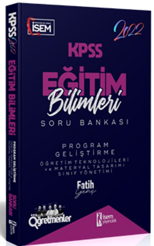 2022 KPSS Eğitim Bilimleri Program Geliştirme Çözümlü Soru Bankası 