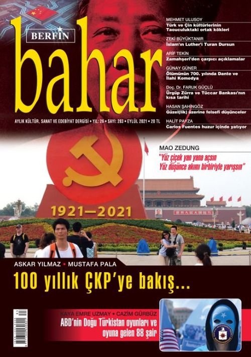Berfin Bahar Aylık Kültür Sanat ve Edebiyat Dergisi Sayı:283  Eylül 2021	