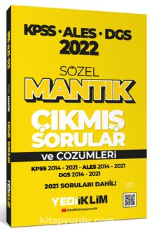 2022 KPSS-ALES-DGS Sözel Mantık Çıkmış Sorular ve Çözümleri - Kolektif