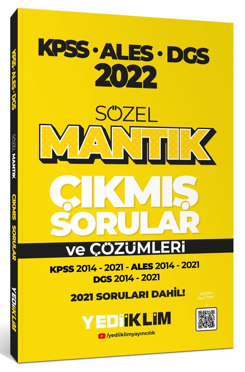 2022 KPSS-ALES-DGS Sözel Mantık Çıkmış Sorular ve Çözümleri 