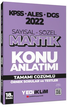2022 KPSS-ALES-DGS Sayısal Sözel Mantık Konu Anlatımı 
