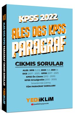 2022 KPSS-ALES-DGS Paragraf Çıkmış Sorular 