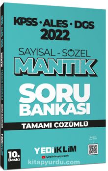 2022 KPSS-ALES-DGS Sayısal Sözel Mantık Tamamı Çözümlü Soru Bankası - Kolektif