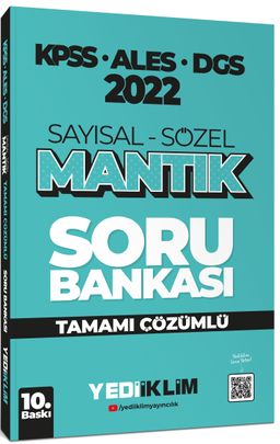 2022 KPSS-ALES-DGS Sayısal Sözel Mantık Tamamı Çözümlü Soru Bankası 