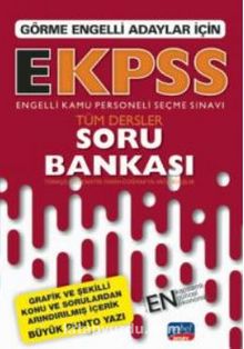Görme Engelli Adaylar İçin EKPSS Soru Bankası - Tüm Dersler - Kolektif