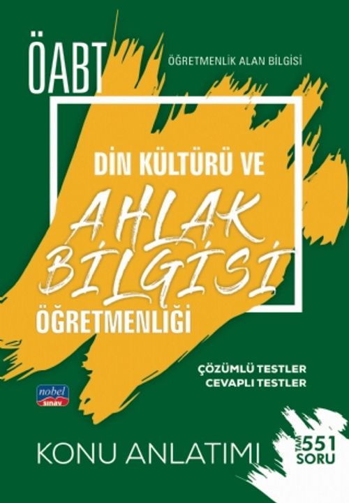 ÖABT Din Kültürü ve Ahlak Bilgisi Öğretmenliği - Öğretmenlik Alan Bilgisi - Konu Anlatımı