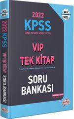 2022 KPSS Genel Yetenek Genel Kültür Vıp Tek Kitap Soru Bankası