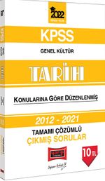 2022 KPSS Genel Kültür Tarih Konularına Göre Düzenlenmiş Tamamı Çözümlü Çıkmış Sorular