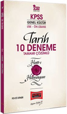 2022 KPSS Lise Ön Lisans Genel Kültür Hatt-ı Hümayun Tarih Tamamı Çözümlü 10 Deneme - Fevzi Diner