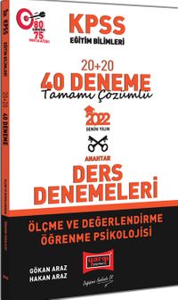 2022 KPSS Eğitim Bilimleri Ölçme ve Değerlendirme Öğrenme Psikolojisi Tamamı Çözümlü 20+20 40 Deneme