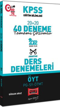 2022 KPSS Eğitim Bilimleri ÖYT PG SY ÖTMT Tamamı Çözümlü 20+20 40 Deneme