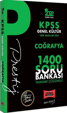 2022 KPSS Genel Kültür Coğrafya Prestij Seri Tamamı Çözümlü 1400 Soru Bankası