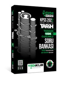 2022 KPSS Genel Kültür ÖSYM Ne Sorar Tarih Tamamı Video Çözümlü Soru Bankası - Kolektif