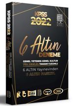 2022 KPSS Genel Yetenek Genel Kültür Tamamı Çözümlü 6 Altın Deneme