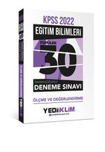 2022 KPSS Eğitim Bilimleri Ölçme ve Değerlendirme Tamamı Çözümlü 30 Popüler Deneme 