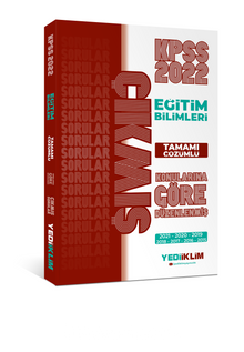 2022 KPSS Eğitim Bilimleri Konularına Göre Tamamı Çözümlü Çıkmış Sorular - Kolektif