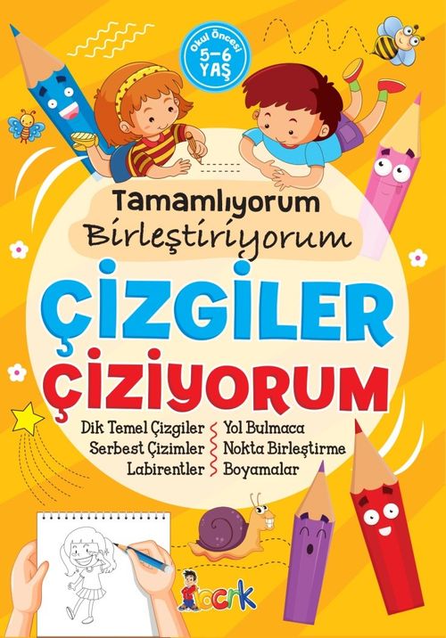 Tamamlıyorum Birleştiriyorum Çizgiler Çiziyorum  