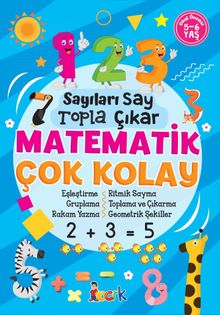 Sayıları Say Topla Çıkar Matematik Çok Kolay