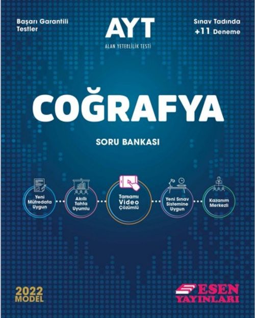 2022 AYT Coğrafya Soru Bankası