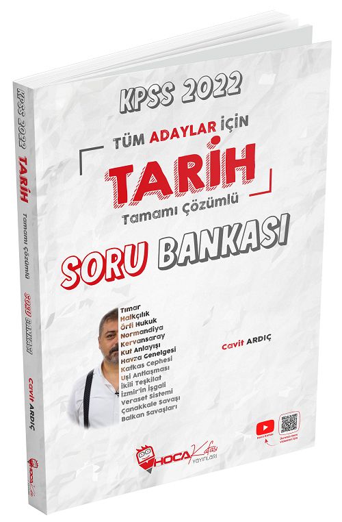 2022 KPSS Tarih Soru Bankası Çözümlü