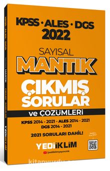 2022 KPSS-ALES-DGS Sayısal Mantık Tamamı Çözümlü Çıkmış Sorular - Kolektif