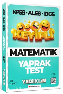 KPSS-ALES-DGS Keyifli Matematik Tamamı Çözümlü Çek Kopart Yaprak Test - Kolektif