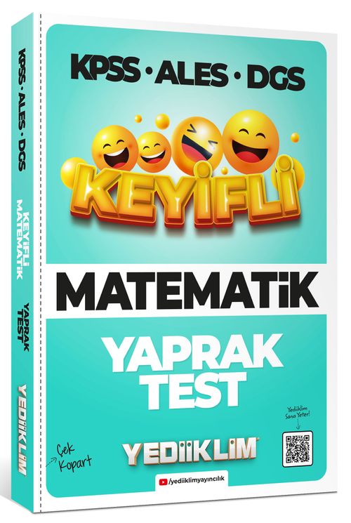 KPSS-ALES-DGS Keyifli Matematik Tamamı Çözümlü Çek Kopart Yaprak Test 