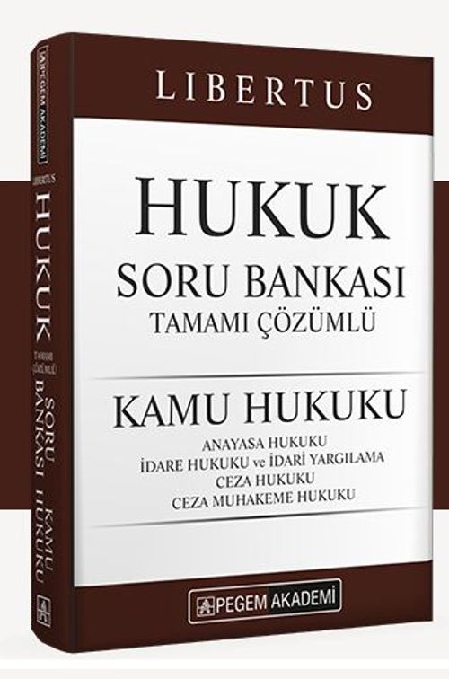 2022 KPSS A Grubu Libertus Hukuk Tamamı Çözümlü Soru Bankası ( Kamu Hukuk )