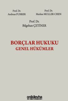 Borçlar Hukuku Genel Hükümler