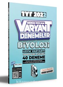 2022 TYT Biyoloji Tamamı Video Çözümlü 12 Deneme Sınavı - Dilek Kuvvet
