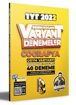 2022 TYT Coğrafya Tamamı Video Çözümlü 12 Deneme Sınavı 