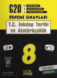 8. Sınıf T. C. İnkılap Tarihi ve Atatürkçülük 20'li Deneme Sınavı