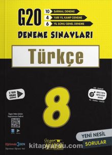 8. Sınıf Türkçe 20'li Deneme Sınavı - Kolektif