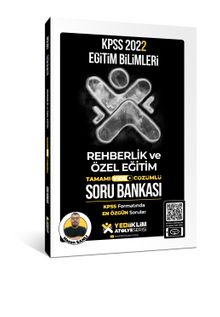 2022 KPSS Eğitim Bilimleri Atölye Serisi Rehberlik ve Özel Eğitim Tamamı Video Çözümlü Soru Bankası - Hasan Şanlı